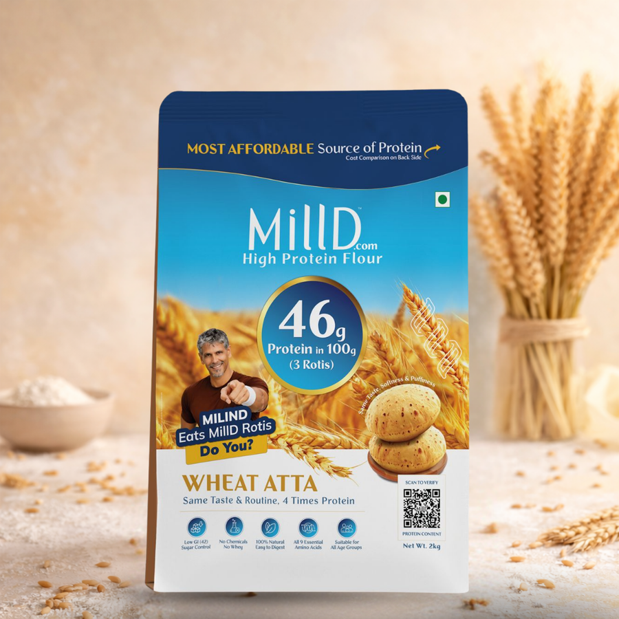 Mill'D 460 Grams Protein in 1kg Atta