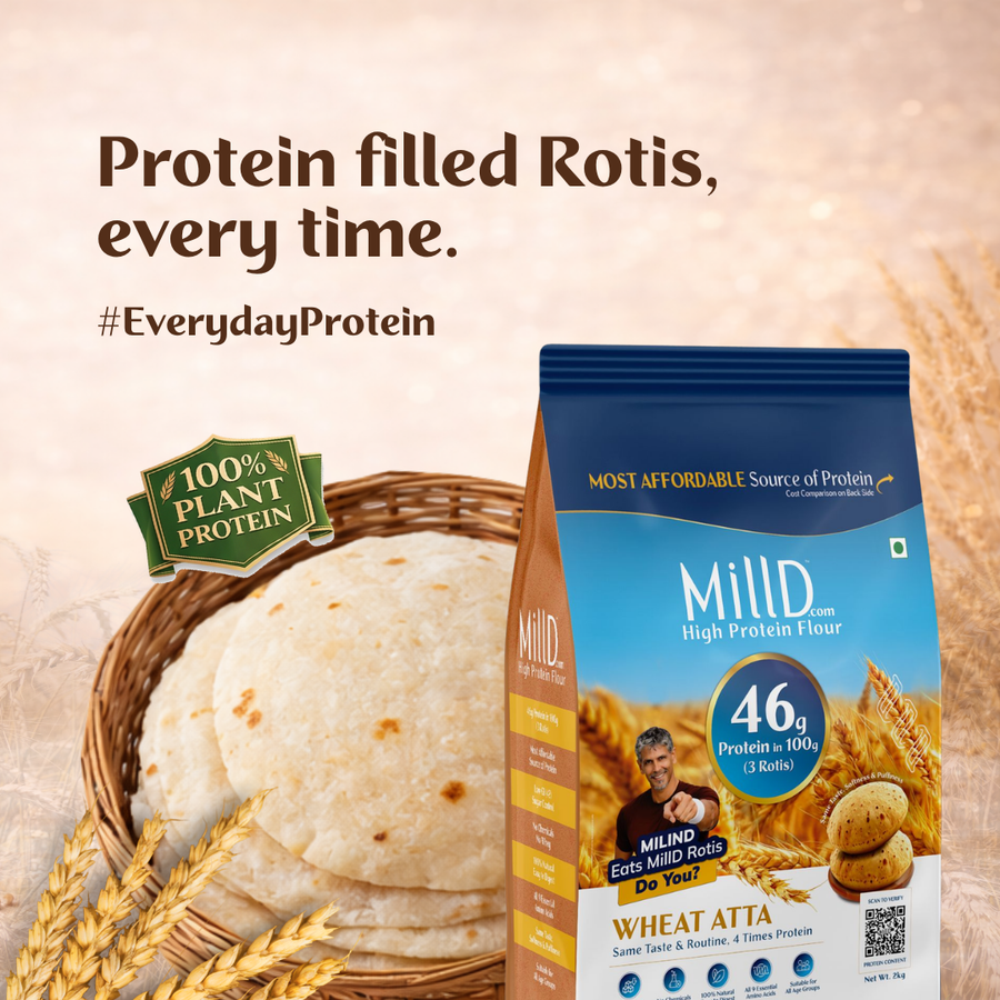 Mill'D 460 Grams Protein in 1kg Atta