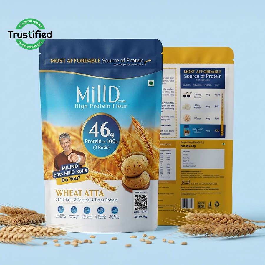 Subscription | Mill'D 460 Grams Protein in 1kg Atta