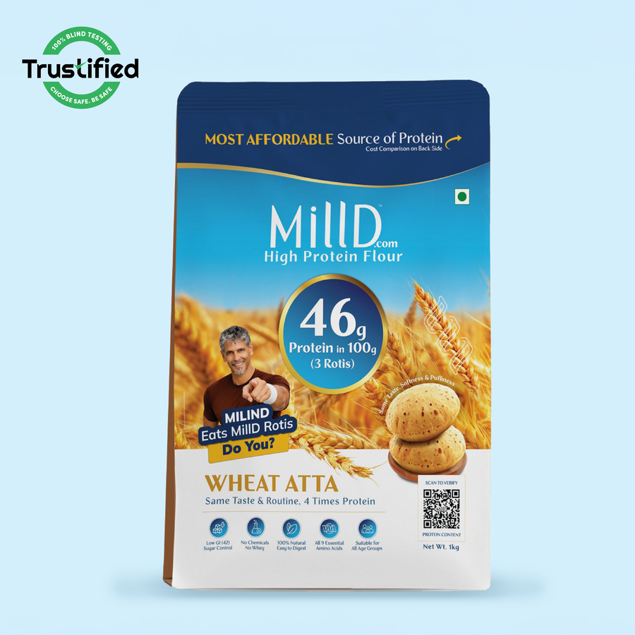 Subscription | Mill'D 460 Grams Protein in 1kg Atta