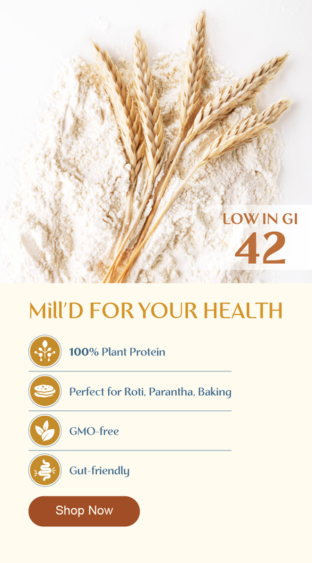 MillD Atta with High Protein Content - 4X Protein in Every Roti – Milld ...